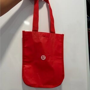 lululemon athletica Bright Red Tote with Logo